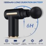 Mini LED Percussion Massage Gun - USB Deep Tissue Therapy for Neck Back & Body Portable Muscle Recovery Tool with 3 Speeds - Image 4
